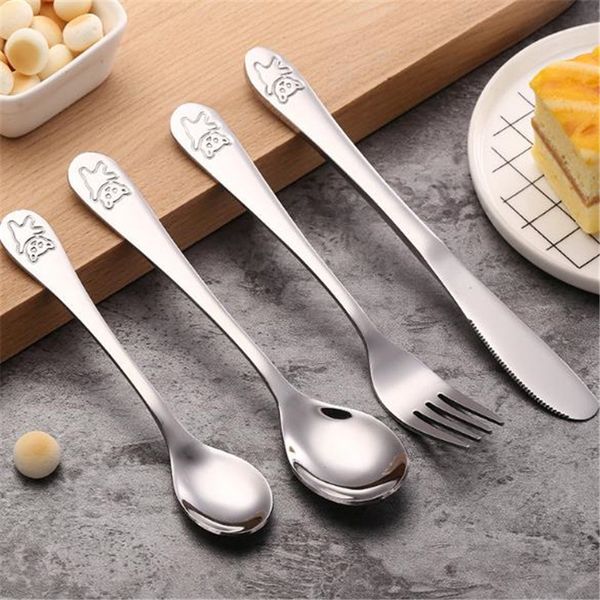 baby portable dishes stainless steel teaspoon spoon fork knife utensils baby kids learning eating children tableware
baby portable dishes stainless steel teaspoon spoon fork knife utensils baby kids learning eating children tableware