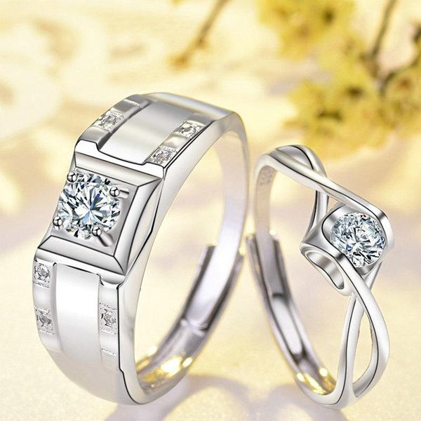 cluster rings river real s925 sterling silver men ring paved crystal fashion jewelry wedding adjustable women lovers gifts, Golden;silver
cluster rings river real s925 sterling silver men ring paved crystal fashion jewelry wedding adjustable women lovers gifts, Golden;silver