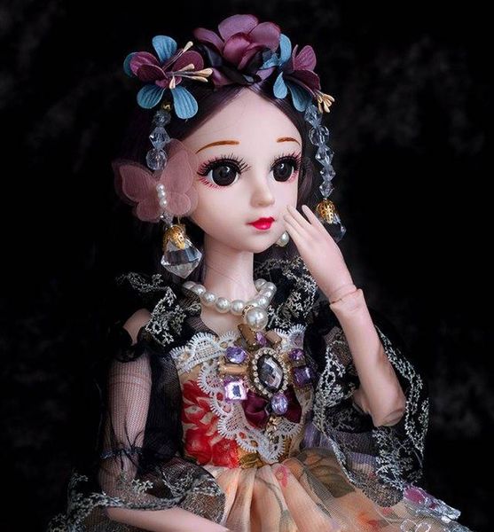 blinking doll 60cm fashion girl doll large original handmade 1/3 doll full set of 18 joint girl toy holiday gift
blinking doll 60cm fashion girl doll large original handmade 1/3 doll full set of 18 joint girl toy holiday gift