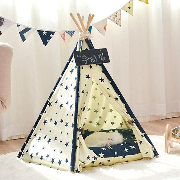 portable linen pet tent dog house kitten washable teepee puppy cat indoor outdoor kennels cave with mat beds & furniture
portable linen pet tent dog house kitten washable teepee puppy cat indoor outdoor kennels cave with mat beds & furniture