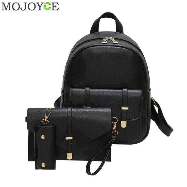 3pcs/set backpack women solid pu leather backpacks students school bags for teenage girls mochila feminina sac a dos mini y1105
3pcs/set backpack women solid pu leather backpacks students school bags for teenage girls mochila feminina sac a dos mini y1105