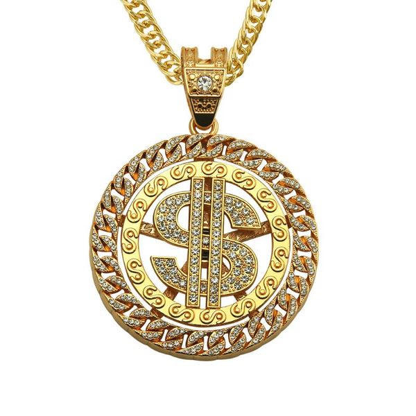 pendant necklaces + rhinestone rotatable dollar sign iced out miami cuban link chain for men's women jewelry, Silver
pendant necklaces + rhinestone rotatable dollar sign iced out miami cuban link chain for men's women jewelry, Silver