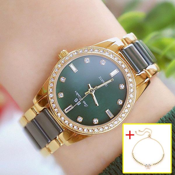 wristwatches bs woman watches 2022 ceramic women green diamond female quartz ladies with bracelet, Slivery;brown
wristwatches bs woman watches 2022 ceramic women green diamond female quartz ladies with bracelet, Slivery;brown