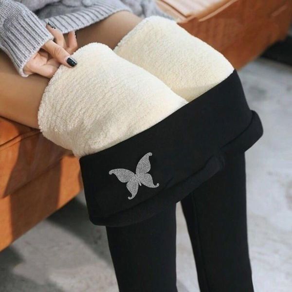 women's leggings fashion drilling women butterfly printed plus velvet winter warm tights ladies stretch high waist a40, Black
women's leggings fashion drilling women butterfly printed plus velvet winter warm tights ladies stretch high waist a40, Black