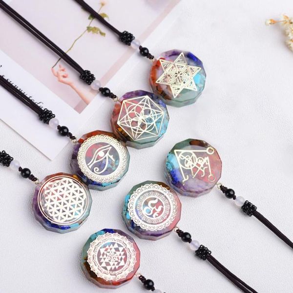 pendant necklaces 7 chakras print retro women drop necklace faux crystal men adjustable cord energy fashion jewelry accessories, Silver
pendant necklaces 7 chakras print retro women drop necklace faux crystal men adjustable cord energy fashion jewelry accessories, Silver