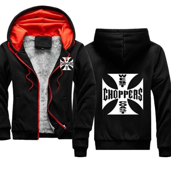 men's down & parkas 2021 winter hoodie west choppers printing cotton solid color sportswear, Black
men's down & parkas 2021 winter hoodie west choppers printing cotton solid color sportswear, Black