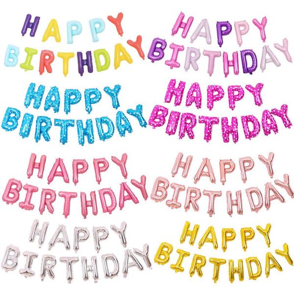 party decoration 16 inch birthday letter balloons multicolor colorful happy aluminum film balloon set 2021
party decoration 16 inch birthday letter balloons multicolor colorful happy aluminum film balloon set 2021
