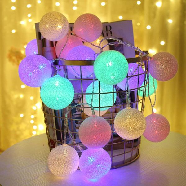 strings led cotton ball string lights for christmas 10/20leds fairy garland outdoor wedding party holiday home decor lamp
strings led cotton ball string lights for christmas 10/20leds fairy garland outdoor wedding party holiday home decor lamp