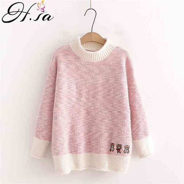 women pullover and sweaters half turtleneck knitted jumpers cartoon bear embroidery sweater patchwork 210430, Black;gray
women pullover and sweaters half turtleneck knitted jumpers cartoon bear embroidery sweater patchwork 210430, Black;gray