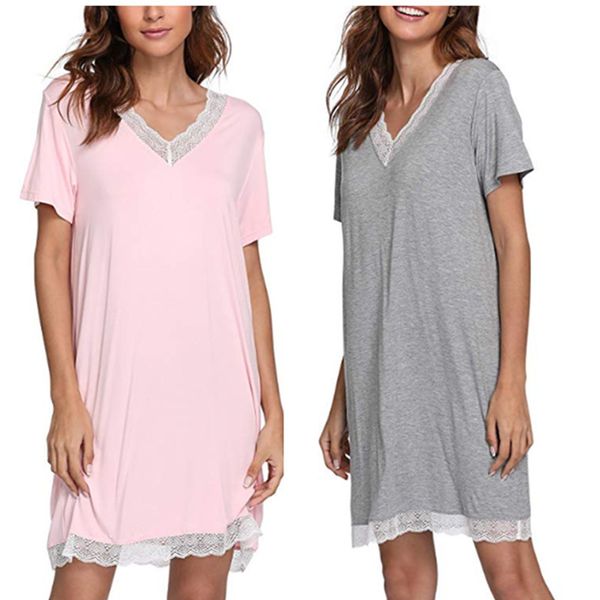 factoryx0gy factorycq8g skin cotton v-neck soft 2020 friendly home women's pajamas dress, White;black
factoryx0gy factorycq8g skin cotton v-neck soft 2020 friendly home women's pajamas dress, White;black