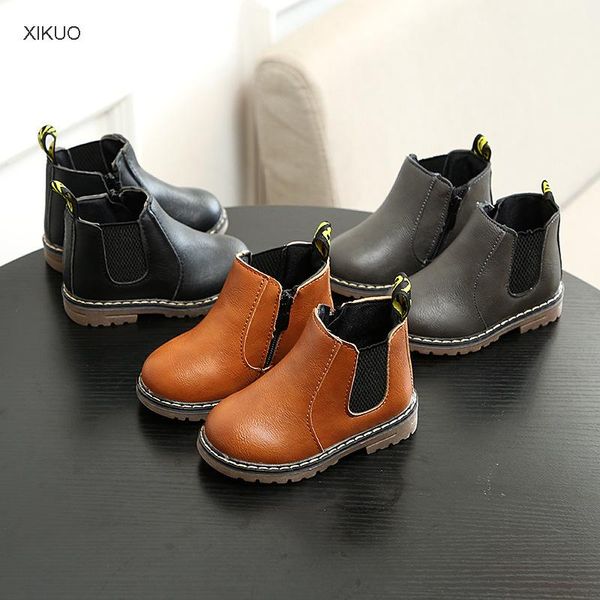 boots kids' shoes in autumn and winter of 2021 boys' british girls' single, Black;grey
boots kids' shoes in autumn and winter of 2021 boys' british girls' single, Black;grey