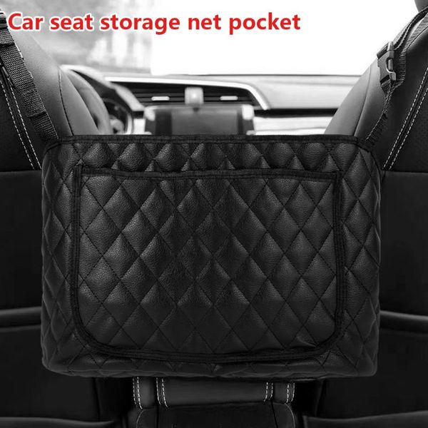 car organizer net pocket handbag holder purse between seats leather seat back large capacity storage bag
car organizer net pocket handbag holder purse between seats leather seat back large capacity storage bag