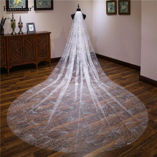 bridal veils favordear wedding accessories cut-edge ivory 1 tier veil velos de noiva 4m long cathedral 2021 with comb, Black
bridal veils favordear wedding accessories cut-edge ivory 1 tier veil velos de noiva 4m long cathedral 2021 with comb, Black