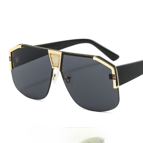 rimless sunglasses women men oversized square gradient shades big frame vintage sun glasses female uv400, White;black
rimless sunglasses women men oversized square gradient shades big frame vintage sun glasses female uv400, White;black