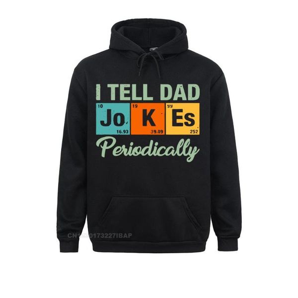 men's hoodies & sweatshirts i tell dad jokes periodically sportswear parody funny dads gift geek style digital print sweats, Black
men's hoodies & sweatshirts i tell dad jokes periodically sportswear parody funny dads gift geek style digital print sweats, Black