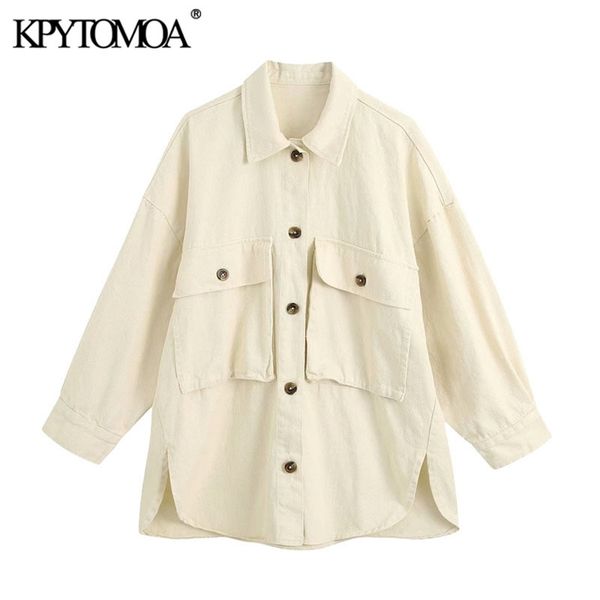 women fashion oversized with pockets denim overshirt long sleeve asymmetric female blouses chic 210420, White
women fashion oversized with pockets denim overshirt long sleeve asymmetric female blouses chic 210420, White