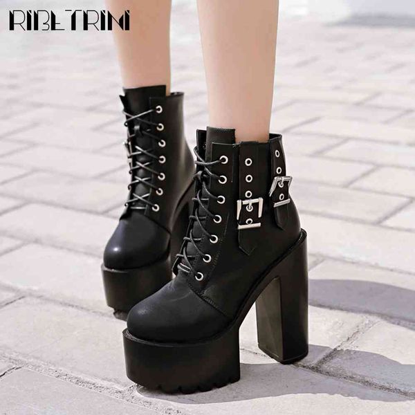 boots high block heels motorcycle shoes cool street punk platform women metal decorating boots, Black
boots high block heels motorcycle shoes cool street punk platform women metal decorating boots, Black