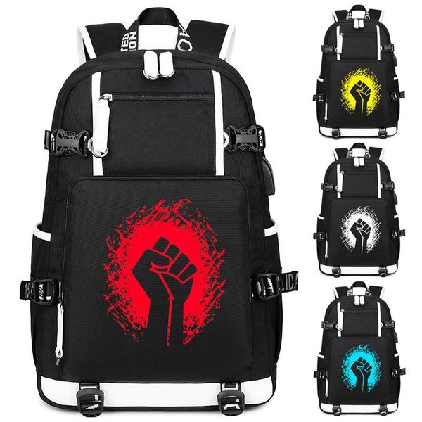 backpack fist printing for teenager boys anti-theft usb charging rucksack school student bag fashion laptravel men's
backpack fist printing for teenager boys anti-theft usb charging rucksack school student bag fashion laptravel men's