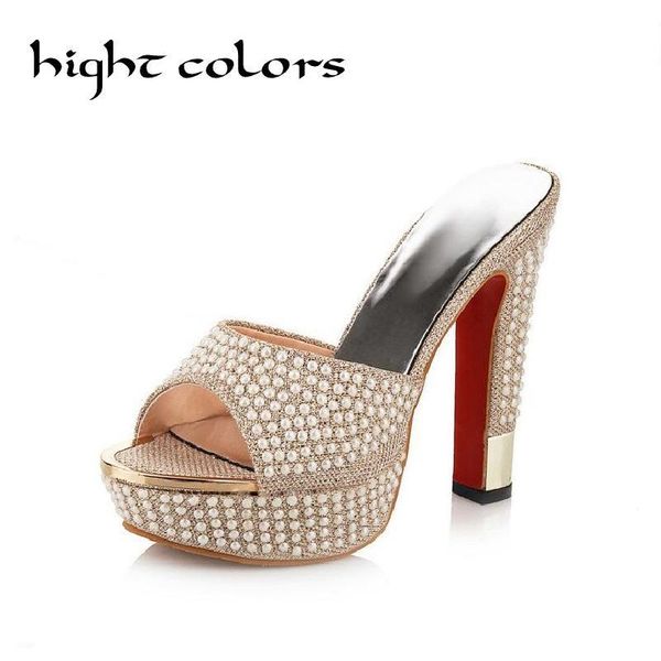 fashion string beaded platform gold white high heels women sandals high-heels slippers big size shoes female zapatos mujer, Black
fashion string beaded platform gold white high heels women sandals high-heels slippers big size shoes female zapatos mujer, Black
