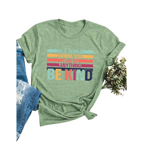 women's t-shirt be kind colorful letter print 2021 women summer tshirts harajuku ulzzang aesthetic o-neck short sleeve kpop tshirt, White
women's t-shirt be kind colorful letter print 2021 women summer tshirts harajuku ulzzang aesthetic o-neck short sleeve kpop tshirt, White