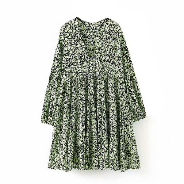 casual dresses v neck loose floral print dress women lantern long sleeve pleated holiday beach mini female basic sundress, Black;gray
casual dresses v neck loose floral print dress women lantern long sleeve pleated holiday beach mini female basic sundress, Black;gray