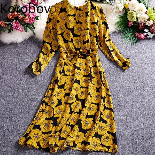 casual dresses korobov vintage print long sleeve o neck dress 2021 arrival korean chiffon bohemian beach style vestidos femme, Black;gray
casual dresses korobov vintage print long sleeve o neck dress 2021 arrival korean chiffon bohemian beach style vestidos femme, Black;gray