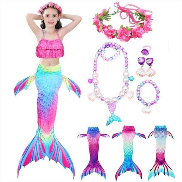 arrival rainbow pink mermaid tail swimsuit with fin for kids girls holiday dress costume bikini set bathing suit, White
arrival rainbow pink mermaid tail swimsuit with fin for kids girls holiday dress costume bikini set bathing suit, White