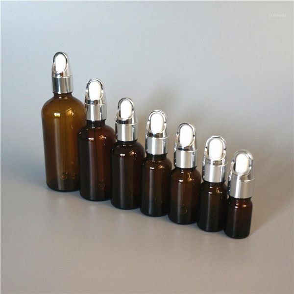 storage bottles & jars 5/10/15/20/30/50/100ml brown essential oil bottle silver basket dropper cover white rubber head cap glass containers
storage bottles & jars 5/10/15/20/30/50/100ml brown essential oil bottle silver basket dropper cover white rubber head cap glass containers