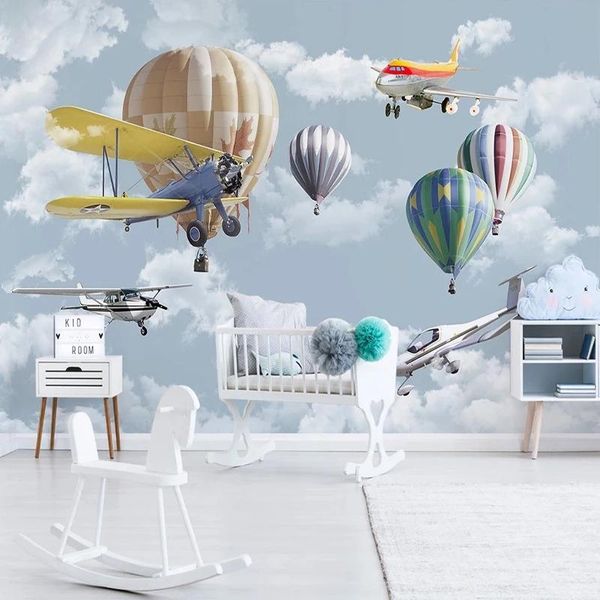 custom wallpaper 3d hand-painted cartoon airplane balloon children's room murals nordic style creative painting decor waterproof wallpa
custom wallpaper 3d hand-painted cartoon airplane balloon children's room murals nordic style creative painting decor waterproof wallpa