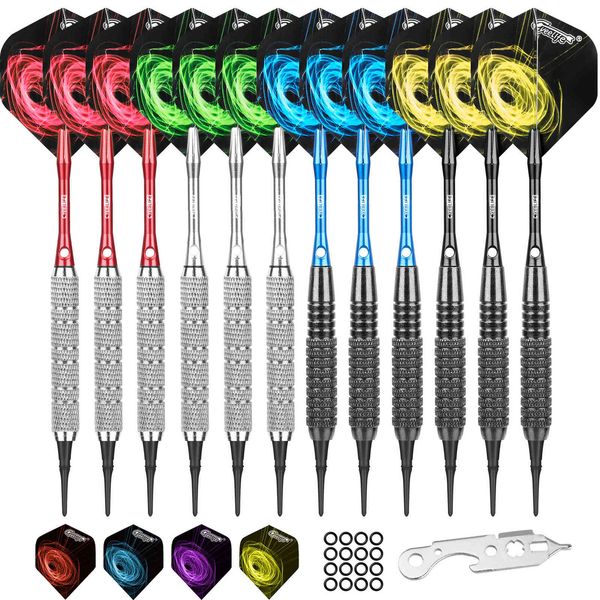 darts 12 pieces of 4-color aluminum rod combined soft dart needle electronic set for practice and competition s
darts 12 pieces of 4-color aluminum rod combined soft dart needle electronic set for practice and competition s