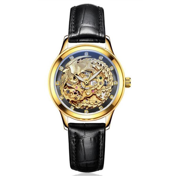 wristwatches laogeshi dragon & phoenix lovers men watch women leather hollow engraving automatic mechanical watches relojes, Slivery;brown
wristwatches laogeshi dragon & phoenix lovers men watch women leather hollow engraving automatic mechanical watches relojes, Slivery;brown