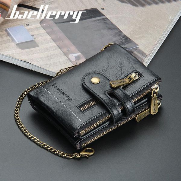 pu leather men wallet coin purse small mini card holder chain portfolio portomonee male walet pocket wallets, Red;black
pu leather men wallet coin purse small mini card holder chain portfolio portomonee male walet pocket wallets, Red;black