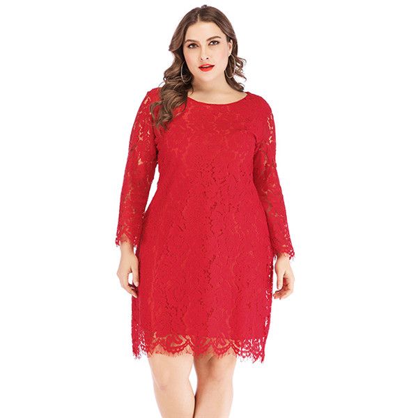 casual dresses women plus size black/white/red lace dress elegant xl-6xl large evening party short vestidos clothes, Black;gray
casual dresses women plus size black/white/red lace dress elegant xl-6xl large evening party short vestidos clothes, Black;gray