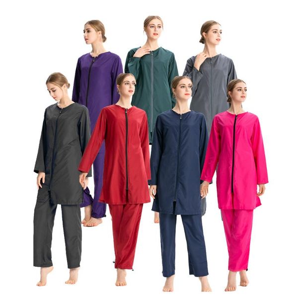 swim wear islamic women muslim swimwear 3 piece sets burkini hooded hijab swimsuit modest surf sport full suit for swimming 2021
swim wear islamic women muslim swimwear 3 piece sets burkini hooded hijab swimsuit modest surf sport full suit for swimming 2021