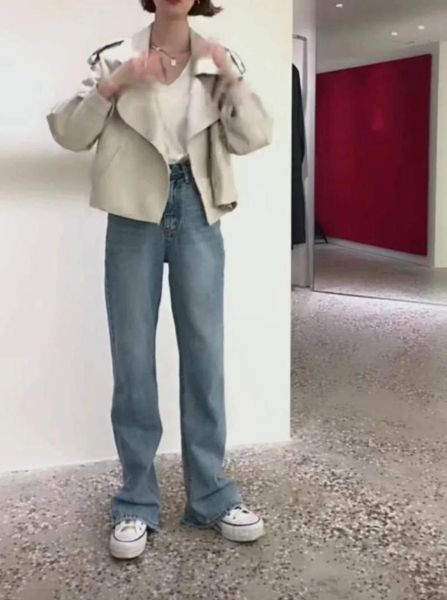 arrivals woman autumn high waist ladies jeans solid loose street denim stright pants women's, Blue
arrivals woman autumn high waist ladies jeans solid loose street denim stright pants women's, Blue