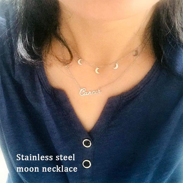 pendant necklaces women no fade and rust 316 stainless steel moon stars choker chain necklace gold silver color classic girls collares jewel
pendant necklaces women no fade and rust 316 stainless steel moon stars choker chain necklace gold silver color classic girls collares jewel