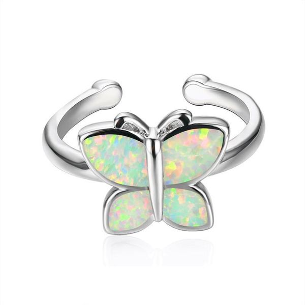 cluster rings boho female blue white opal ring silver color adjustable butterfly wedding for women dainty animal open engagement, Golden;silver
cluster rings boho female blue white opal ring silver color adjustable butterfly wedding for women dainty animal open engagement, Golden;silver