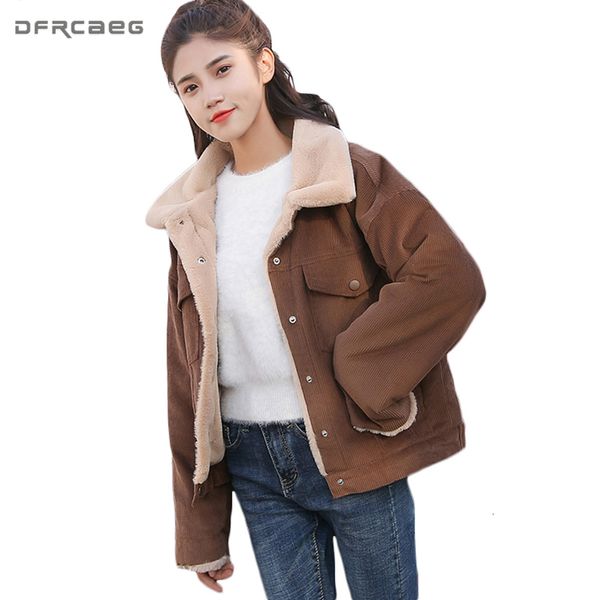 women's jackets autumn winter warm faux rabbit fur collar wool liner coats thicken jaqueta feminina loose ladies outerwear x4nq, Black;brown
women's jackets autumn winter warm faux rabbit fur collar wool liner coats thicken jaqueta feminina loose ladies outerwear x4nq, Black;brown