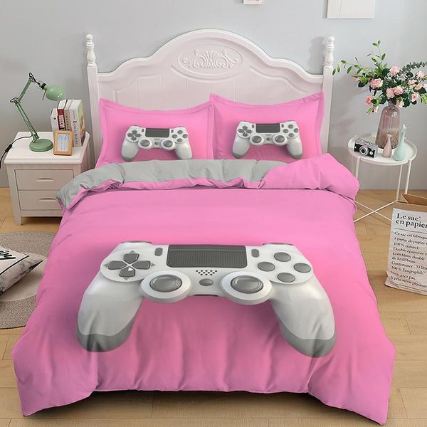girl pink game bedding set modern gamer comforter duvet cover for kids single double king euro size sets
girl pink game bedding set modern gamer comforter duvet cover for kids single double king euro size sets