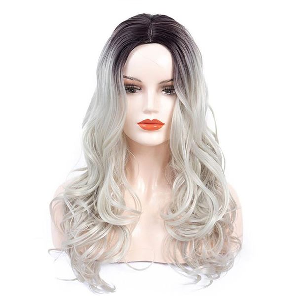 synthetic wigs blonde wig long curly wavy middle parting for women daily party use, Black
synthetic wigs blonde wig long curly wavy middle parting for women daily party use, Black