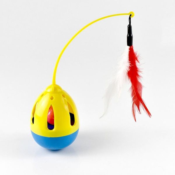 cat toys dropship pet interactive toy hand feather tumbler ball with bells, blue/red/yellow
cat toys dropship pet interactive toy hand feather tumbler ball with bells, blue/red/yellow