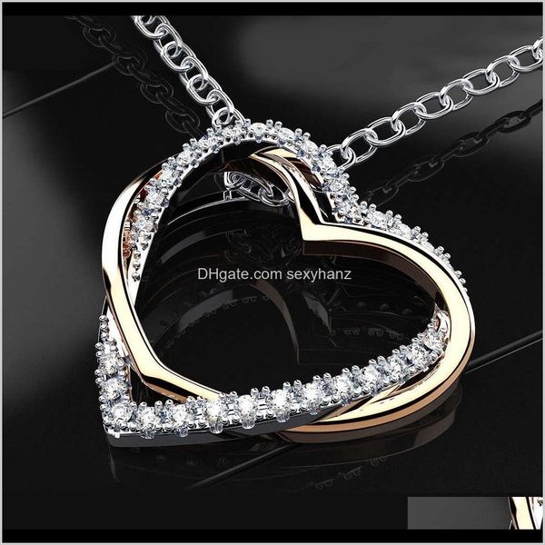 necklaces & pendants drop delivery 2021 luxury korean double heart pendant temperament versatile jewelry classic love necklace vzqkb, Silver
necklaces & pendants drop delivery 2021 luxury korean double heart pendant temperament versatile jewelry classic love necklace vzqkb, Silver