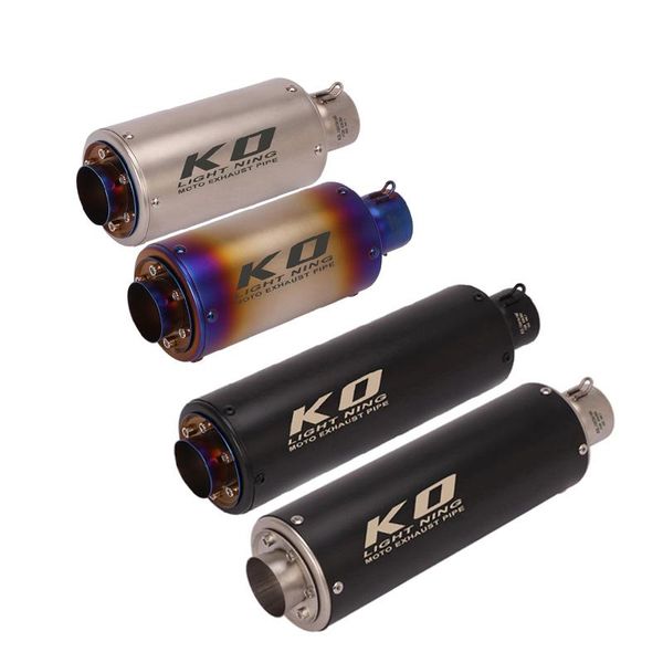 motorcycle exhaust system 260mm 370mm pipe muffler escape baffle db killer tip for universal 38-51mm
motorcycle exhaust system 260mm 370mm pipe muffler escape baffle db killer tip for universal 38-51mm