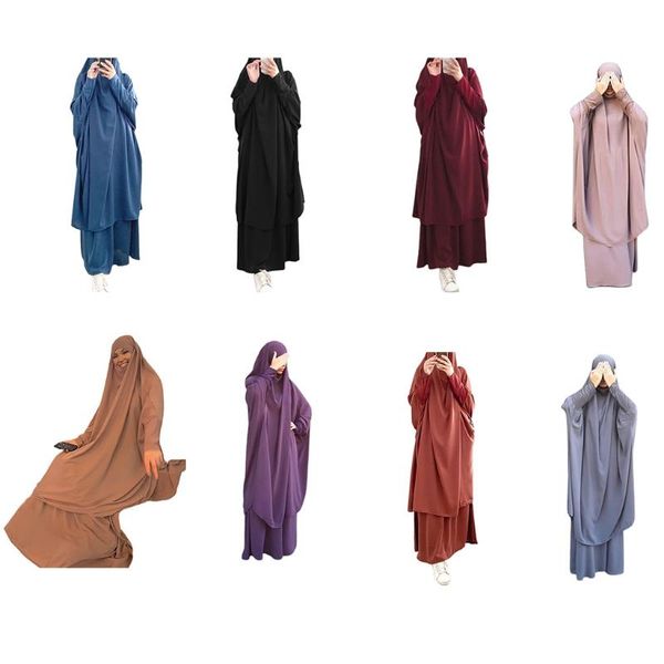 ethnic clothing women 2pcs muslim prayer dress long sleeve hijab khimar skirt set abaya kaftan d0ud, Red
ethnic clothing women 2pcs muslim prayer dress long sleeve hijab khimar skirt set abaya kaftan d0ud, Red