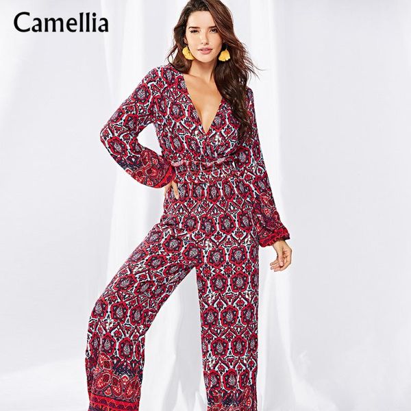 women's jumpsuits & rompers elegant women long lantern sleeve split broad-legged jumpsuit red scarf print ladies v neck elastic waist c, Black;white
women's jumpsuits & rompers elegant women long lantern sleeve split broad-legged jumpsuit red scarf print ladies v neck elastic waist c, Black;white