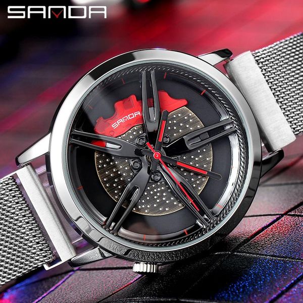 wristwatches sanda unique men watch wheel series dial mesh steel strap hook buckle quartz waterproof cool male airplane, Slivery;brown
wristwatches sanda unique men watch wheel series dial mesh steel strap hook buckle quartz waterproof cool male airplane, Slivery;brown