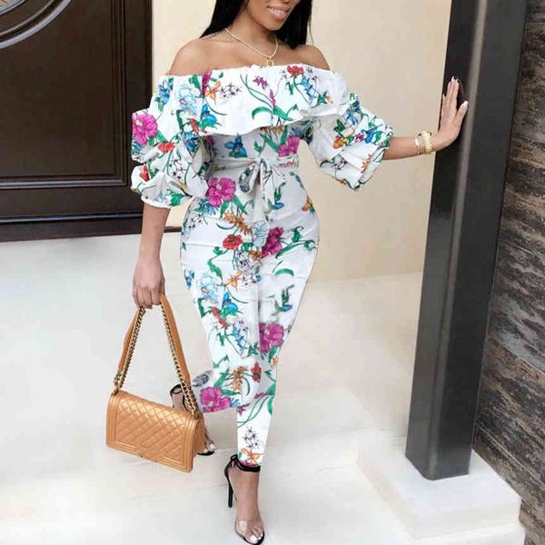 women printed jumpsuits off shoulder ruffles slim floral half sleeves high waist spring summer fashion female plus size ladies 210416, Black;white
women printed jumpsuits off shoulder ruffles slim floral half sleeves high waist spring summer fashion female plus size ladies 210416, Black;white
