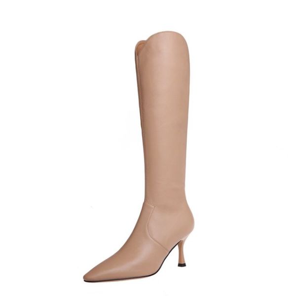 2022 Fashion Women Knee High Boots Zipper Pointed Toe Solid Color Thin High Heels Ladies Female Footwear Size 34-39, Black
2022 Fashion Women Knee High Boots Zipper Pointed Toe Solid Color Thin High Heels Ladies Female Footwear Size 34-39, Black