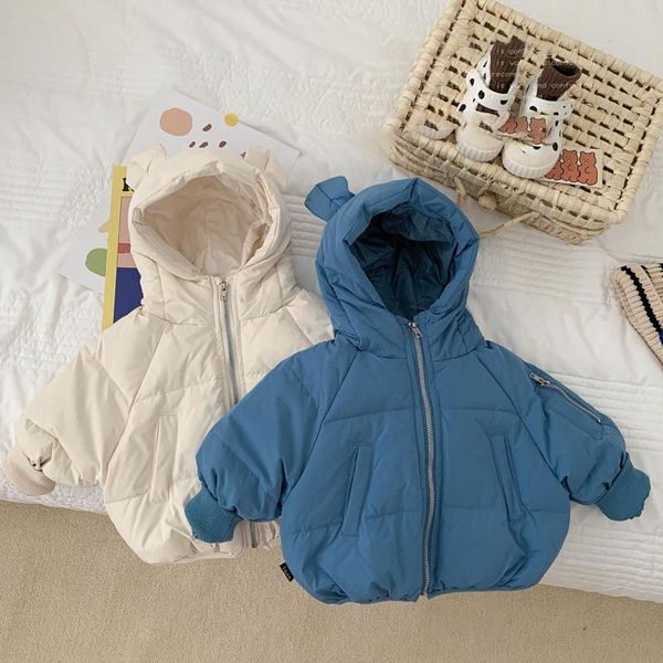 down coat baby casual hooded toddler girl winter warm children cotton padded clothes fashion infant jacket, Blue;gray
down coat baby casual hooded toddler girl winter warm children cotton padded clothes fashion infant jacket, Blue;gray