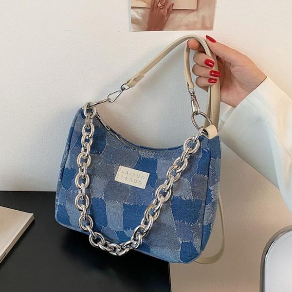 evening bags denim crossbody shoulder for women 2021 summer fashion chain handbag designer lattice pattern axillary
evening bags denim crossbody shoulder for women 2021 summer fashion chain handbag designer lattice pattern axillary